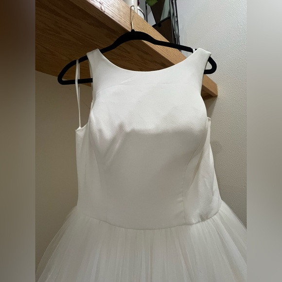 Justin Alexander 55019 Size 12 Wedding Dress Tulle Ball Gown Read Description! - Picture 4 of 8